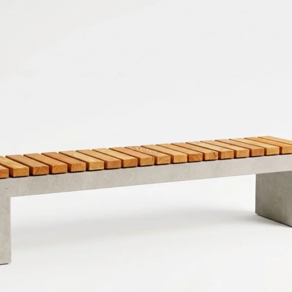 Parkbänke aus Beton