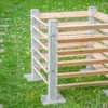 Einlegbretter aus Holz für Komposter aus Beton