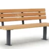 Sitzbank Tibia mit Lehne