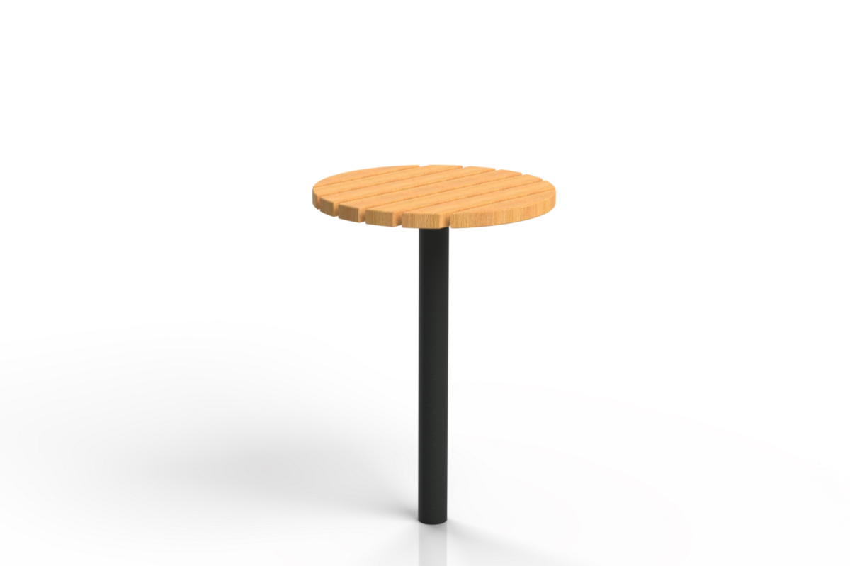 Stehtisch Tibia mit runder Tischplatte