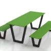Gartentisch wetterfest mit HPL-Tischplatte für Terrasse und Garten