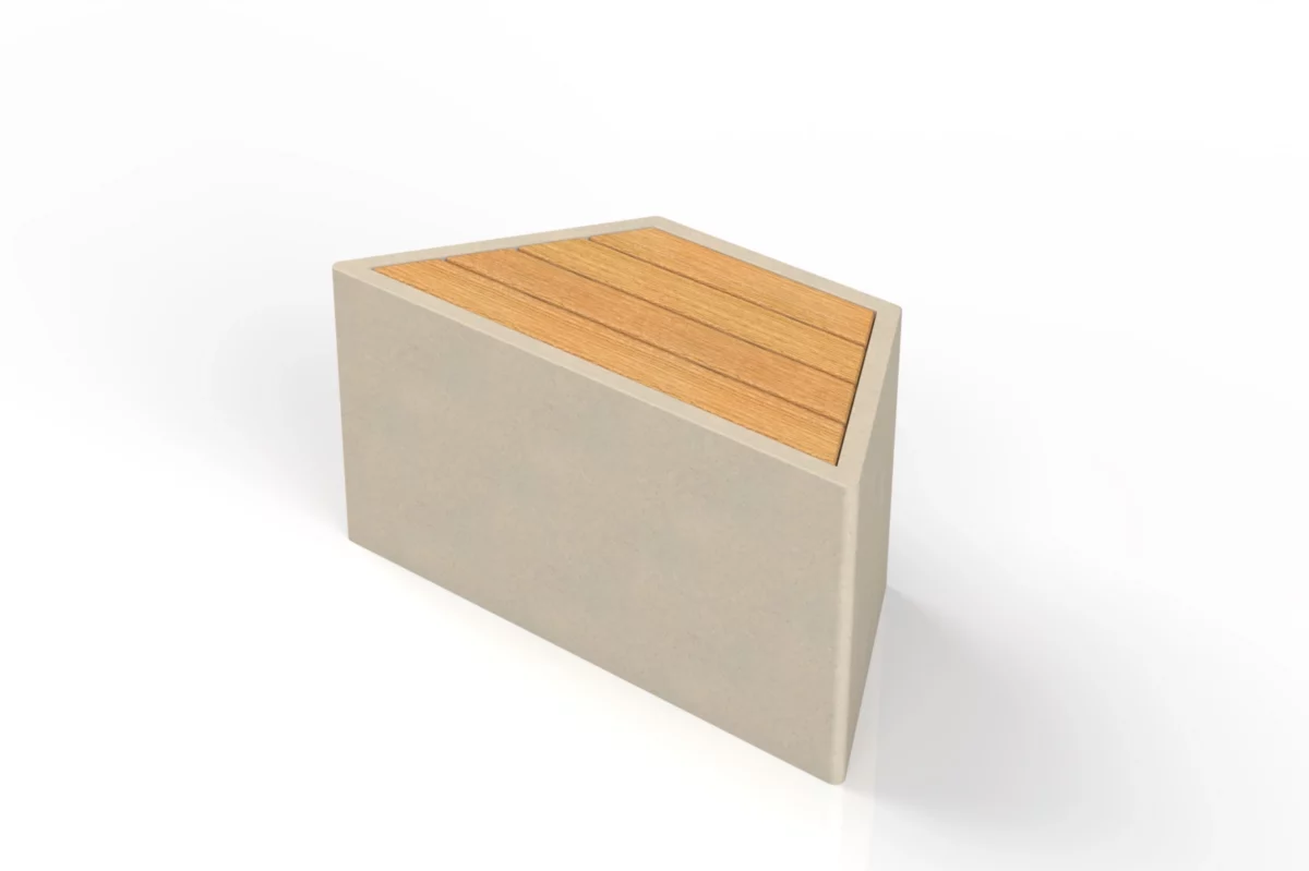 Einzelelement Betonblock Trapez aus Hochleistungsbeton