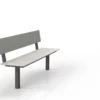 Sitzbank Tibia HPL mit Lehne Produktansicht